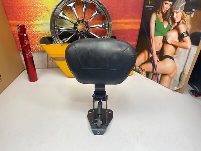  97-08 Harley Touring Adjustable Comfort Stitch Drivers Backrest & Mount 
