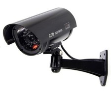 Fake Dummy Bullet IR Surveillance Security Camera with Light LED Sensor