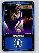 Jaren Hall 2024 UNO Elite Core Edition - Blue #067 Minnesota Vikings