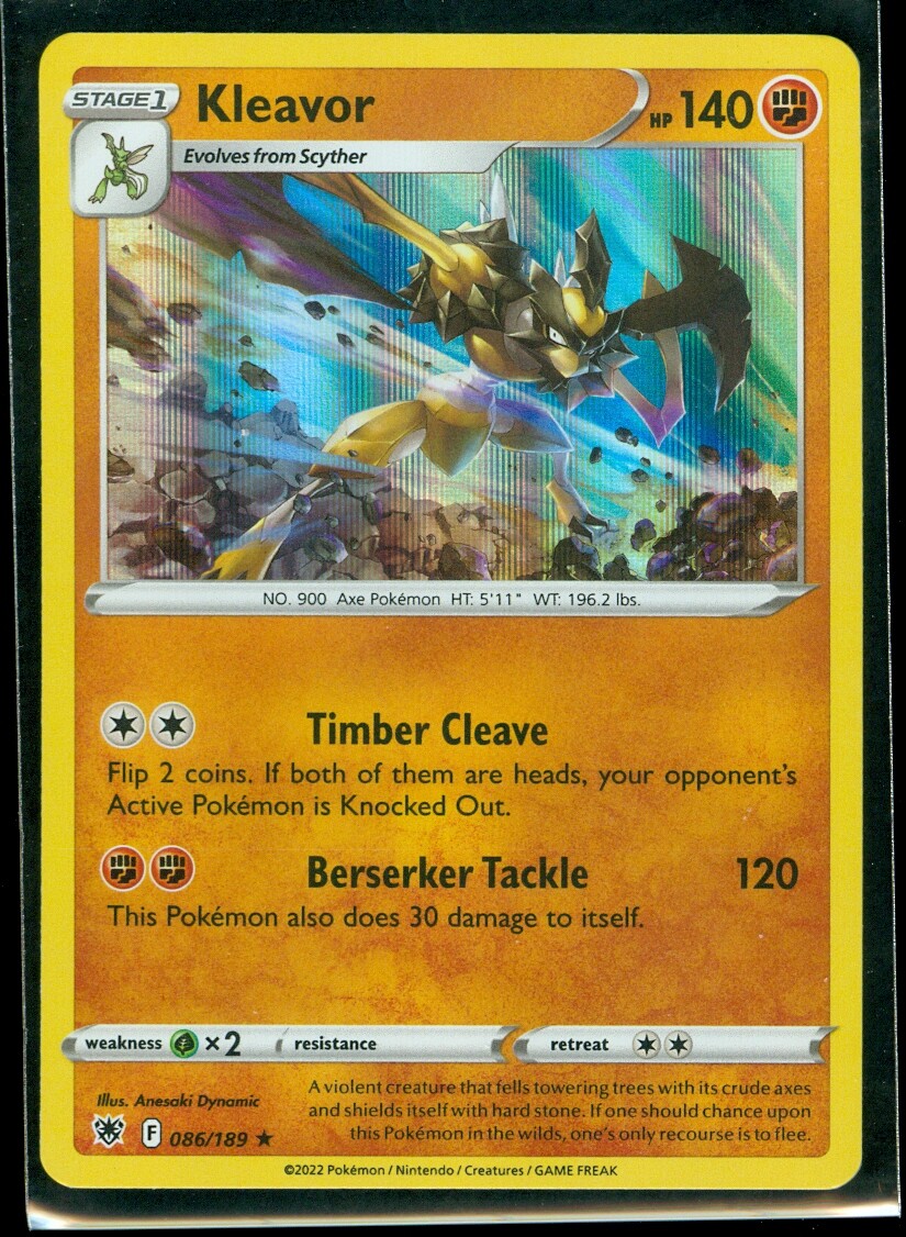Pokemon KLEAVOR 086/189 - Astral Radiance - RARE HOLO - - MINT | eBay