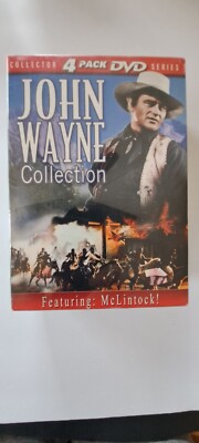 NEW DVD 4 BOX SET JOHN WAYNE COLLECTION FEATURING MCLINTOCK