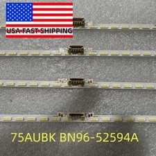 LED Strip(4) for Samsung UA75AU8000 UN75AU8000BXZA 75AUBK UE75AU8000 UE75AU9000K