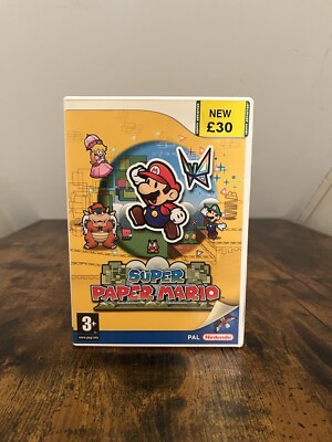 Super Paper Mario Nintendo Wii komplett mit Handbuch PAL