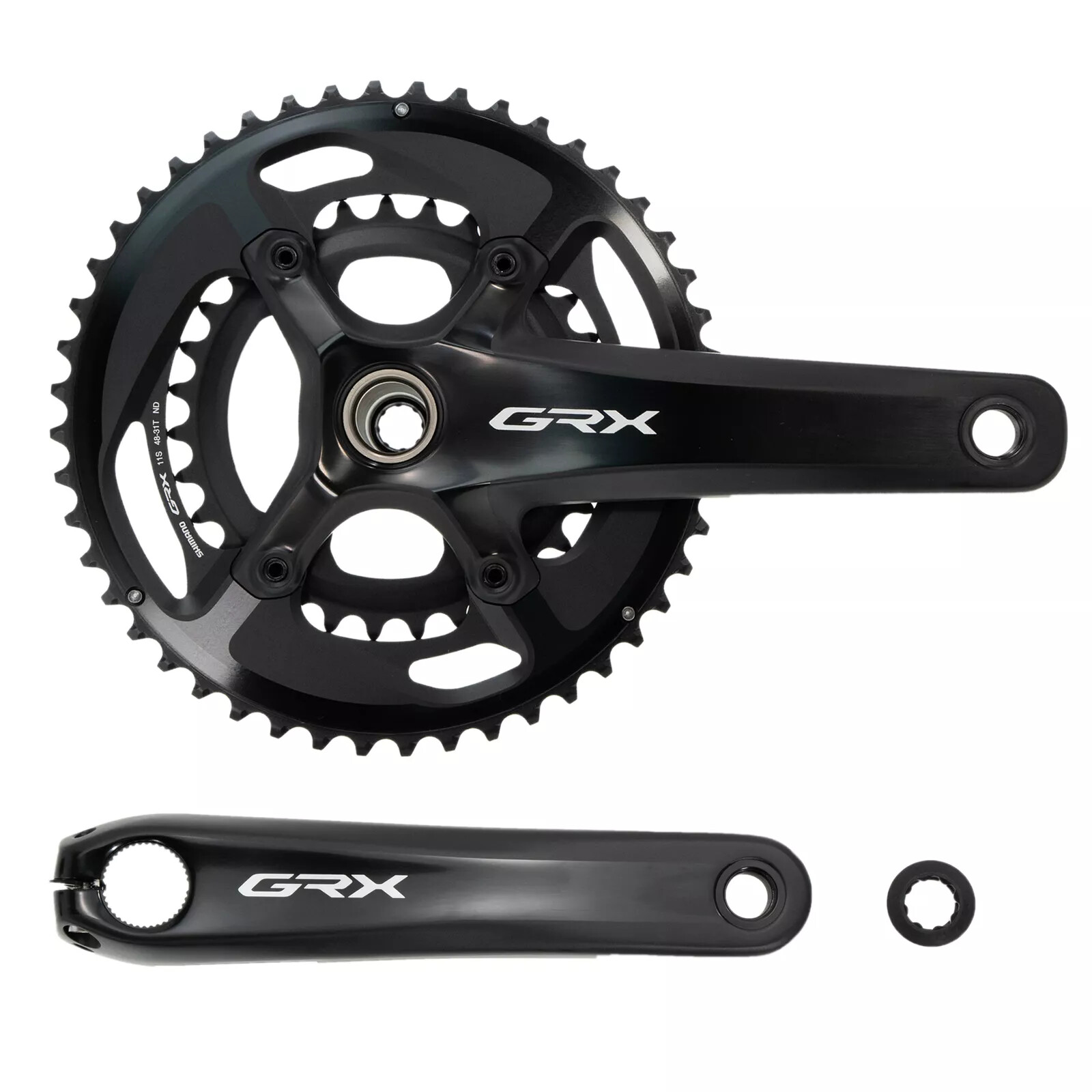 SHIMANO GRX FC-RX810-2 Crankset 48-31T 2x11s 170mm /172.5mm Hollowtech II W/O BB
