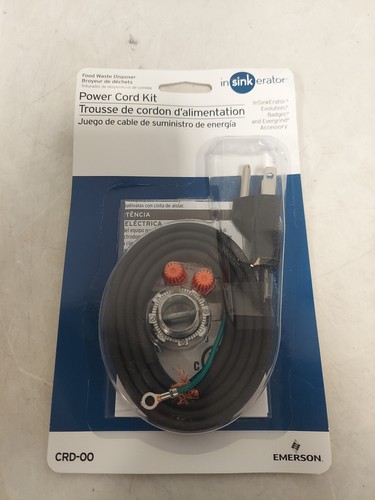 InSinkErator Garbage Disposal Power Cord Kit 3 Feet UL Listed | CRD-00 - Picture 1 of 2