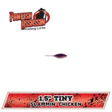 Panfish Assassin Tiny Shad 1.5" SA01265 Slammin' Chicken 45ct