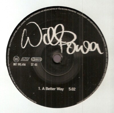 Will Powa A Better Way Vinyl Single 12inch Intercord