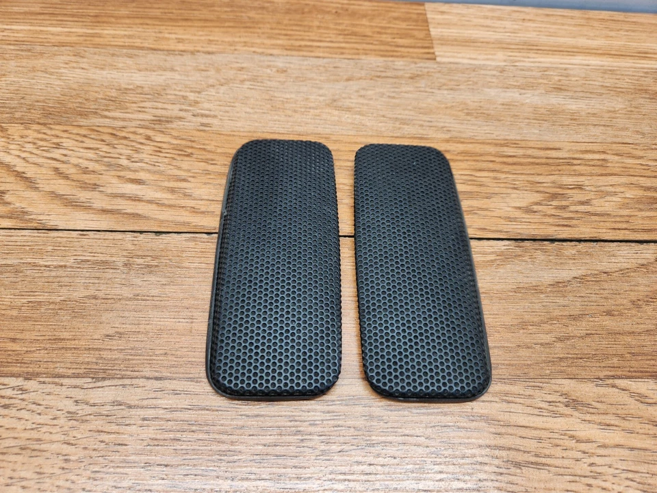 ✅JUEGO DE CUBIERTA DE ALTAVOZ TWEETER IZQUIERDO DERECHO ESTANTE PAQUETE TRASERO BMW E28 528e 533 535 fabricante de equipos originales Foto 4 de 4