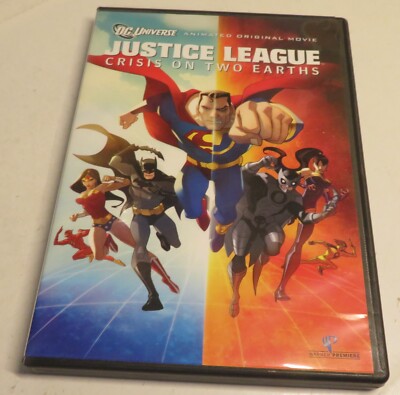 DC Justice League Crisis on Two Earths DVD 2010 SUPERHERO MOVIE
