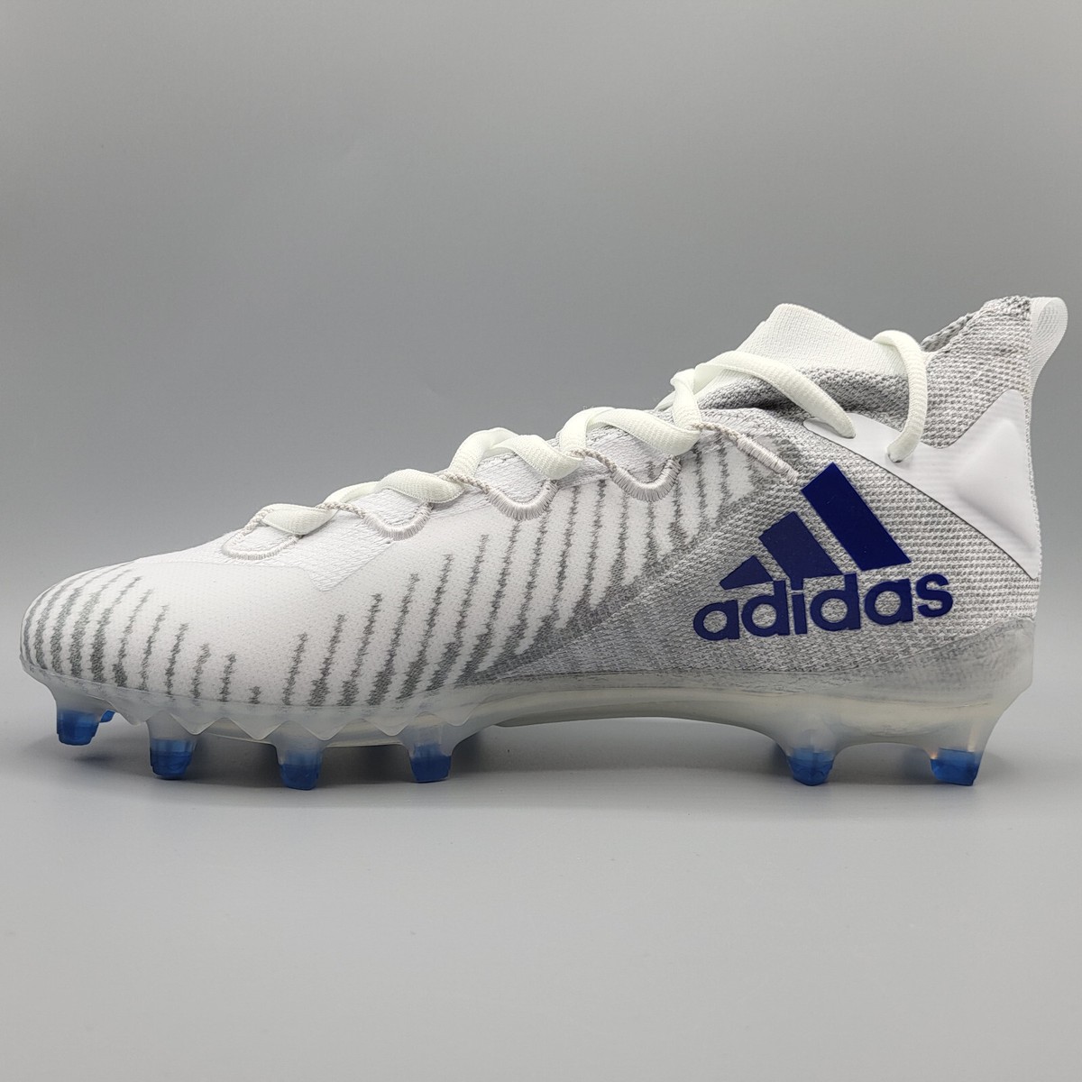 Adidas Freak Ultra 20 Primeknit White Blue Football Cleats 
