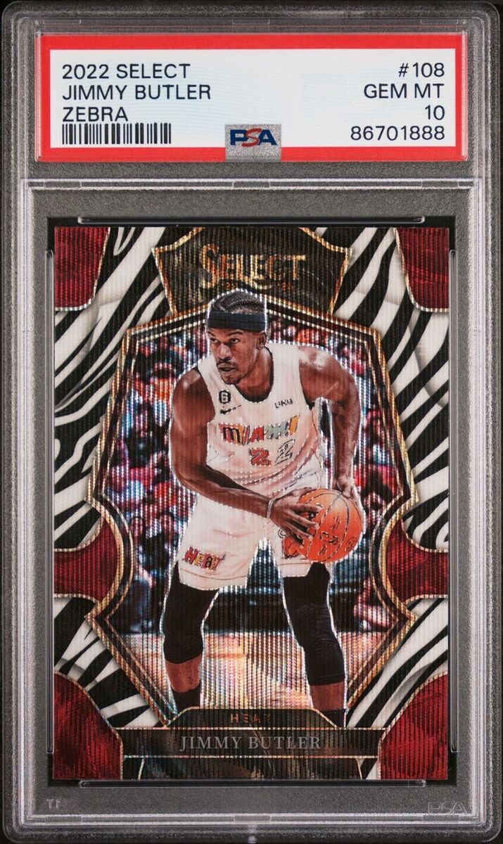 2022-23 Select Basketball Jimmy Butler Zebra #107 Miami Heat 2022-23 Select Basketball Jimmy Butler Zebra #107 Miami Heat