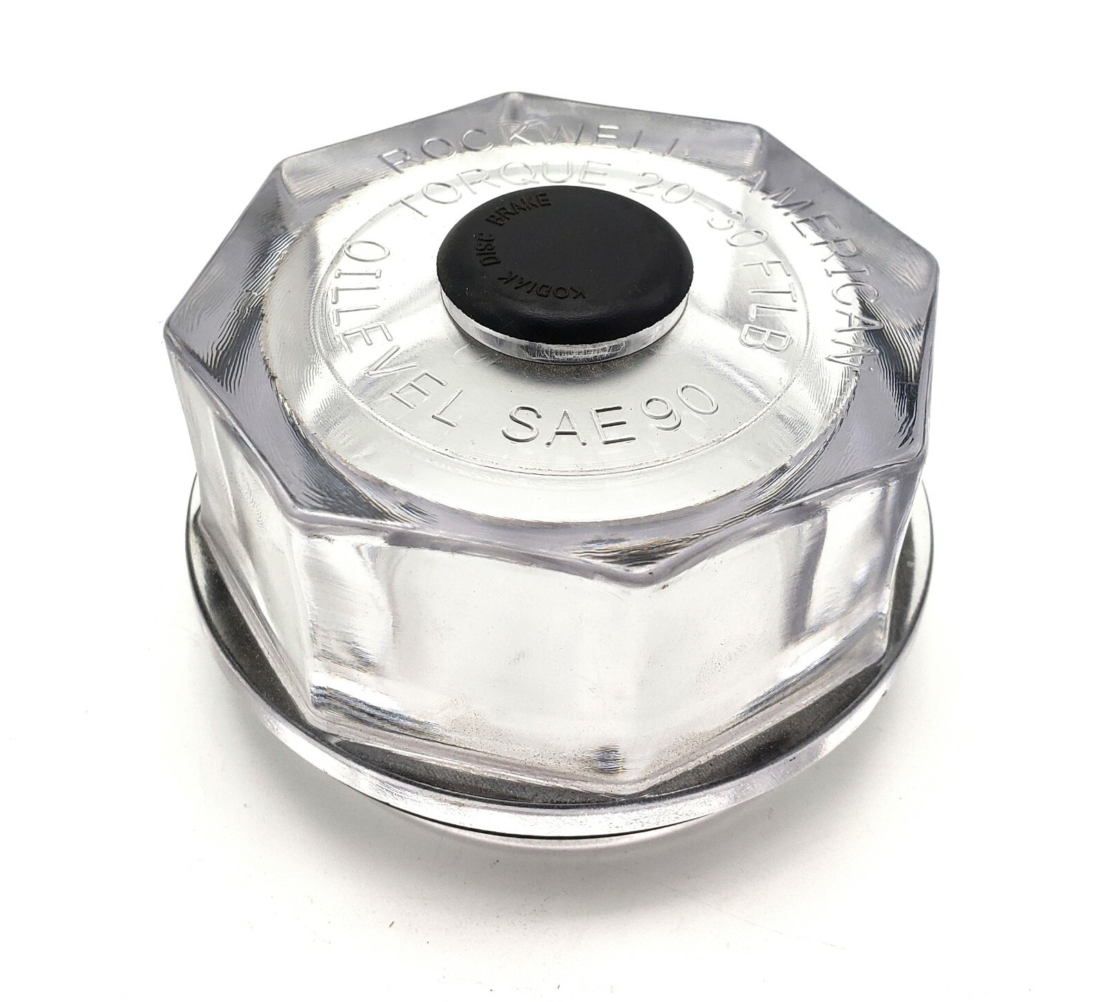 3.5" Quality Rockwell Oil Bath Cap for 9k10k Trailer Axle Years 1996