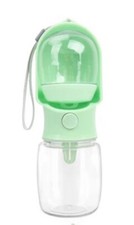 2-in-1 Portable Pet Water Bottle  Food Dispenser 320ml Travel Cup for Dogs/Cats