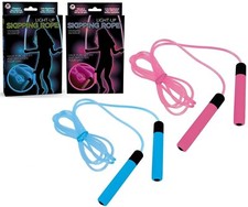 Light-Up Skipping Rope Pink/Blue Illuminated Jumping Rope Childrens Kids Gift