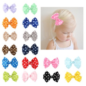 Lot 20pcs 3.5 Inch Baby Hair Bows For Girls Kids Hair Bands Alligator Hair Clip