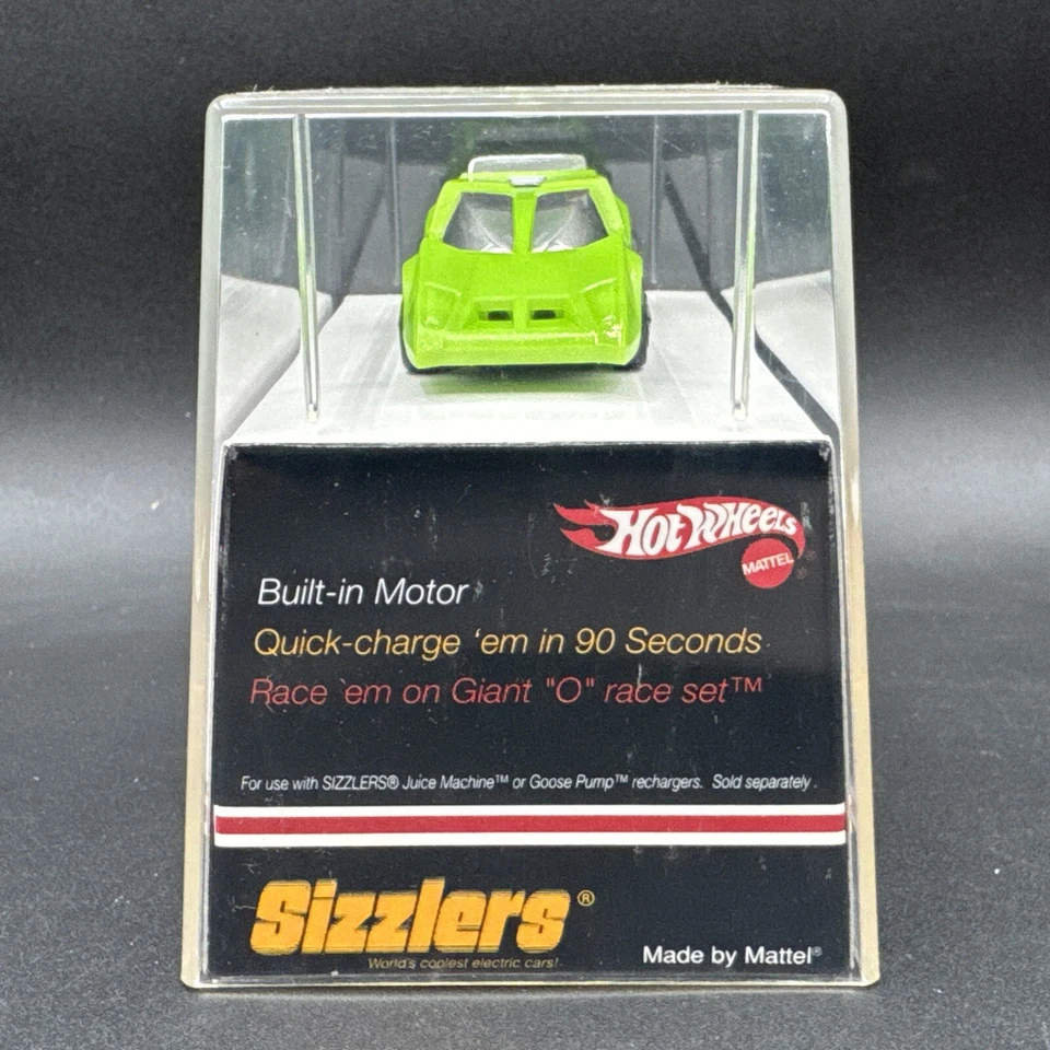 Hot Wheels Sizzlers Redlines Target 2006 sellado exclusivo cable verde vivo nos Foto 2 de 4
