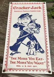 Vintage Cracker Jack Sign