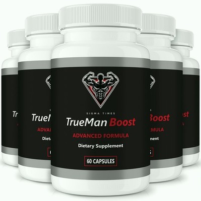 TrueMan Boost Capsules, Advanced Supplement for Male Health & Men Vitality - 5PK