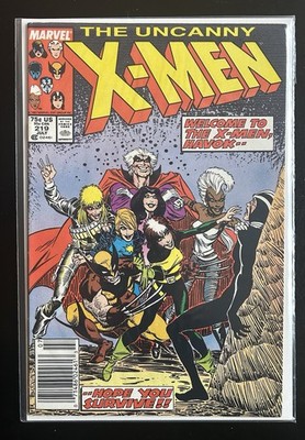 Uncanny X-Men (Vol 1) #219, July 87, Newsstand Edition, BUY 3 GET 15% OFF