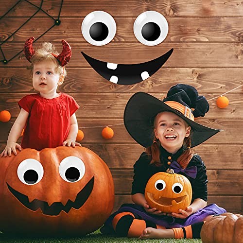 Gejoy 6 Pcs Giant Wiggle Googly Eyes with Self Adhesive Large Black Plastic 