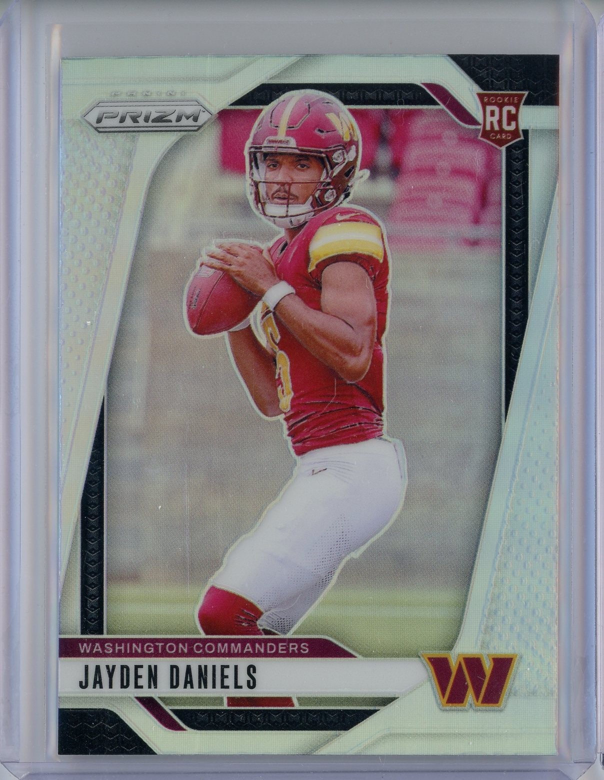 2024 Panini Prizm Jayden Daniels Silver Rookie #347 Commanders RC