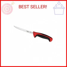 Mercer Culinary Millennia Color Handle Cutlery 6" Narrow Boning Knife Red