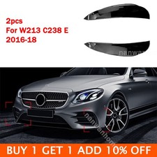 Front Stoßstange Flosse Flaps Flics Canard für Mercedes W213 C238 E Klasse 16-18 Front Stoßstange Flosse Flaps Flics Canard für Mercedes W213 C238 E Klasse 16-18
