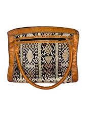 handmade, artisan-style handbag