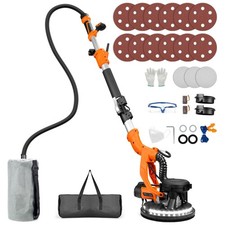 Drywall Sander, 1000W Popcorn Ceiling Removal Tool, Automatic Orange Red