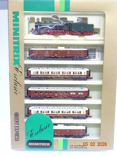 Minitrix N 1017 Zug-Set 6tlg. Orient-Express der CIWL in OVP JL6247 | Zustand: Gebraucht