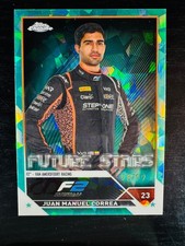 2023 Juan Manuel Correa Aqua Sapphire 98/99 Chrome #91 F1 Formula 1