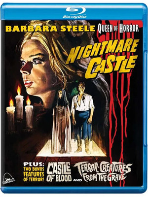 Nightmare Castle + Castle of Blood + Terror Creatures Blu-ray Barabara Steele
