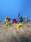 1950's MARX  Fort Apache Playset Lot of  60mm  Stockade Camp Indians