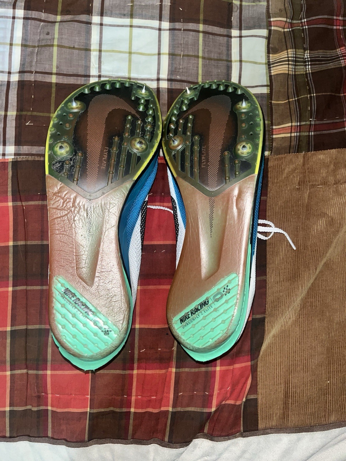 Nike Dragonfly 2 Elite Track Spike Running Shoes White Blue FZ9315-102 US 10.5 thumbnail 3