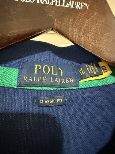 Polo Ralph Lauren Herren klassische Passform Big Pony Poloshirt Gr. Extra Large $ 148 blau - Bild 4 von 10