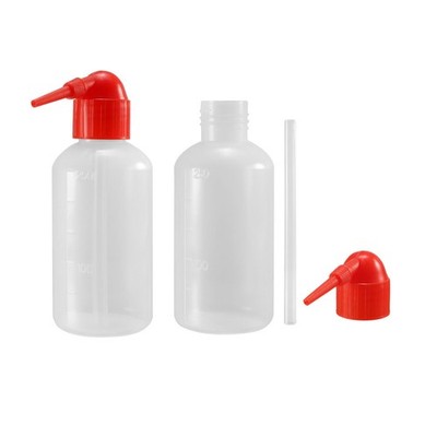 Plastic Wash Bottle Squeeze Bottle 250ml / 8.5oz Lab Tip Liquid Storage 2X