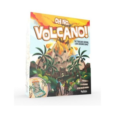 Buffalo Games Boardgame Oh No, Volcano Box VG+/Mint