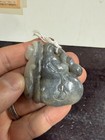 Unusual Antique/ Vtg. Chinese Black & White Jade Pendant — photo 7