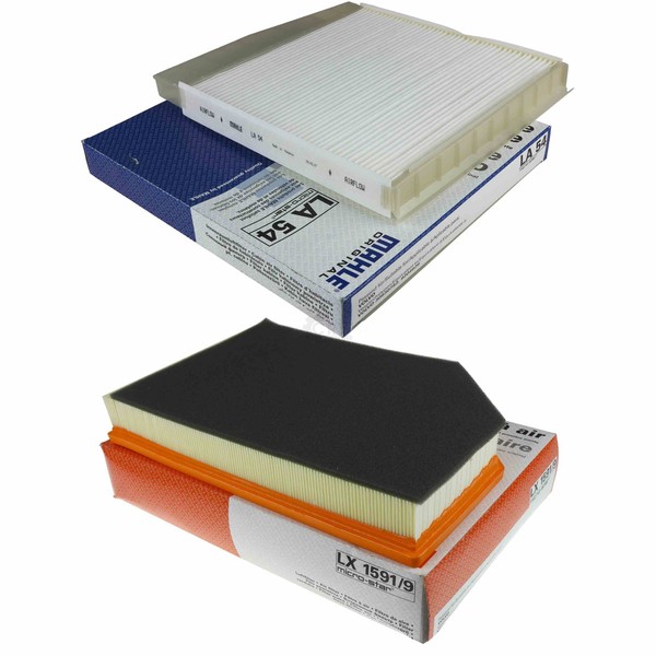 Mahle / Knecht Set Filterpaket Innenraumfilter LA 54 Luftfilter LX 1591/9-image