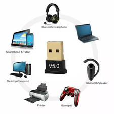 LOT 10 Mini USB Bluetooth Adapter CSR Dual Mode Receiver Windows 10/8/7/XP V5.0