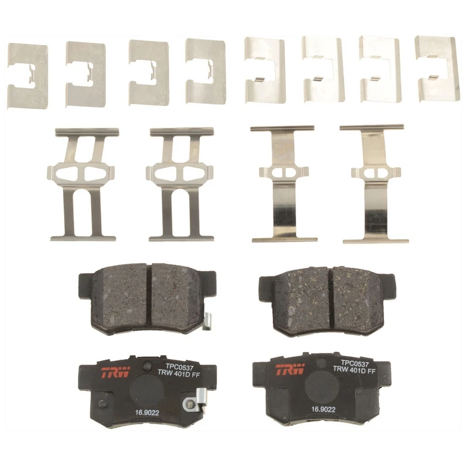 KIT-072924-3112 TRW Juego de 2 Ruedas Traseras Disco de Freno y Pastillas Traseras para Honda S2000 Foto 3 de 4