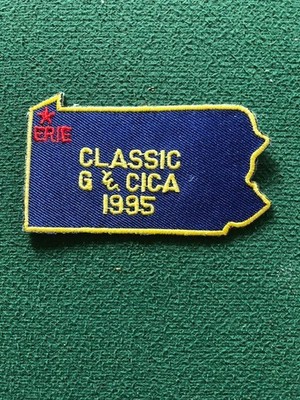 Classic G & CICA 1995 - Erie, PA - Cloth Patch - Cast Iron Cookware Assoc.