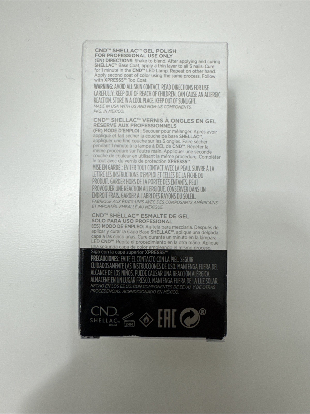 CND Shellac Gel Polish How Merlot 0.25oz