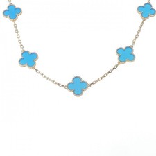 Van Cleef & Arpels Vintage Alhambra 10 Motif Necklace