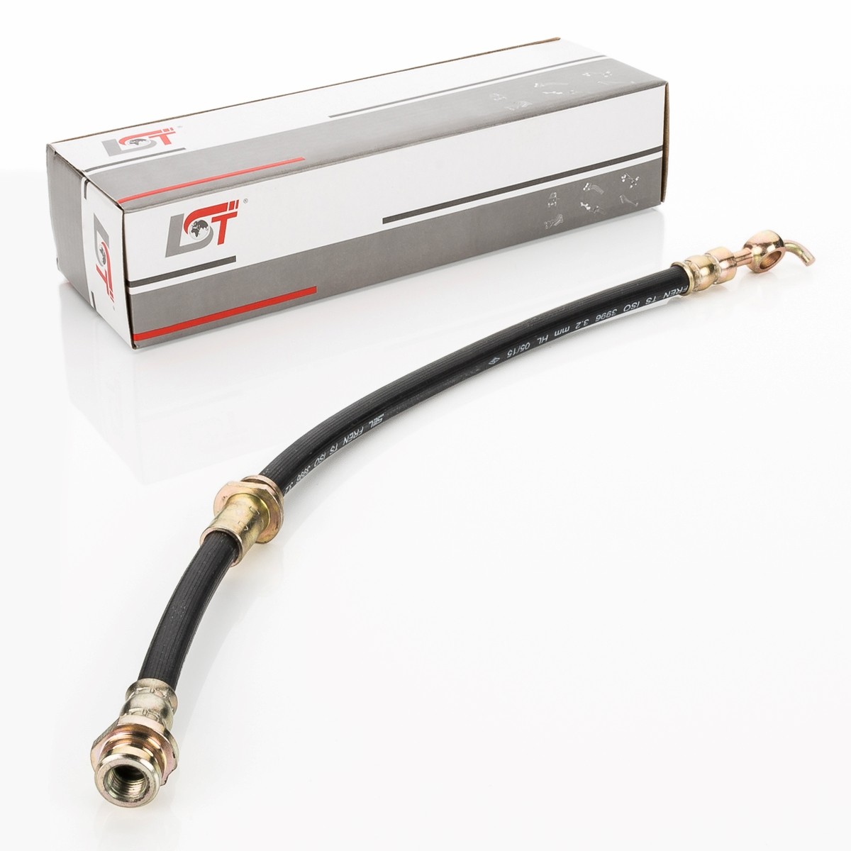 1x Brake Hose Brake Line for OPEL CAMPO TF Front Axle - 448 mm