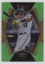 2022 Panini Select Premier Level Neon Green Prizm 65/99 Ke'Bryan Hayes #156 15t1