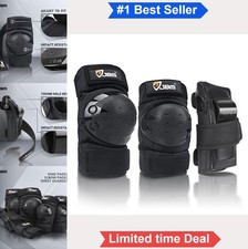 Knee Pads Elbow Pads Wrist Guards Set for Kids Inline Skating Skateboarding