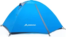 BISINNA 2/4 Person Camping Tent Lightweight Backpacking 2 2 Perosn, Blue