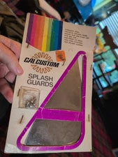 1 SET OF NOS SEALED CAL CUSTOM STAINLESS SPLASH GUARDS