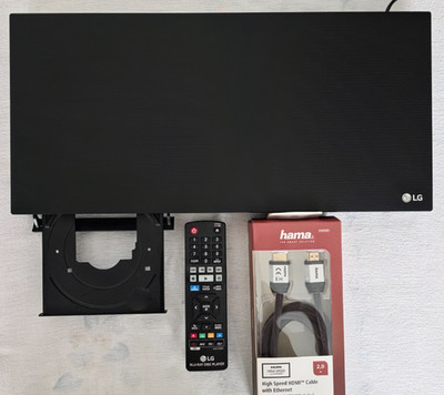 LG UBK90 - Ultra HD 4K 3D Blu-ray Player, Dolby Vision, HDR10, Dolby Atmos, WLAN